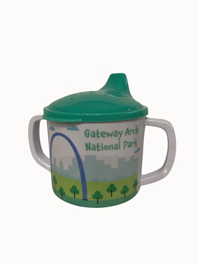 Leather Wrapped Arch Travel Mug
